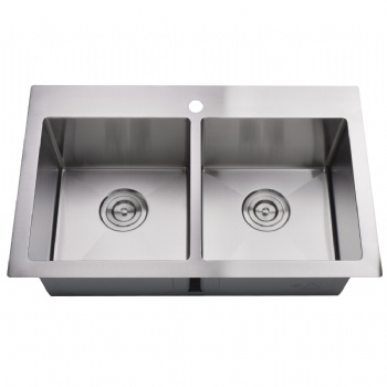 Topmount Double Bowl Sink